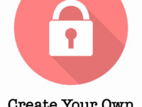 Create your own digital breakout. Salmon colored circle with key lock in the center.